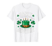 My Birthday St Patrick's Day 2025 Funny Shamrock Hombres Mujeres Camiseta