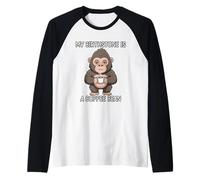 My Birthstone Is A Coffee Bean Camiseta Manga Raglan