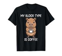 My Blood Type Is Coffee Camiseta