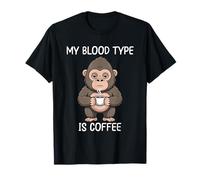 My Blood Type Is Coffee Camiseta