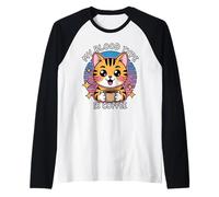 My Blood Type Is Coffee Camiseta Manga Raglan