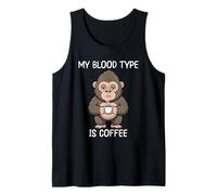 My Blood Type Is Coffee Camiseta sin Mangas