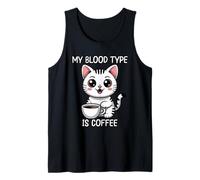 My Blood Type Is Coffee Camiseta sin Mangas