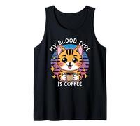 My Blood Type Is Coffee Camiseta sin Mangas