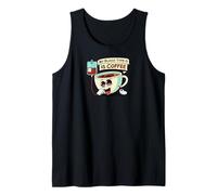 My Blood Type Is Coffee Funny Caffeine Lover Design Camiseta sin Mangas
