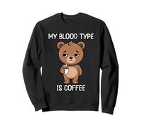 My Blood Type Is Coffee Sudadera