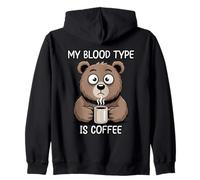 My Blood Type Is Coffee Sudadera con Capucha