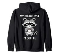 My Blood Type Is Coffee Sudadera con Capucha