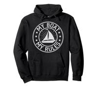 My Boat My Rules for a Boat Captain Sudadera con Capucha