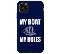 My Boat My Rules Funny Velero Dueño Carcasa para iPhone 11 Pro MAX