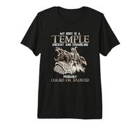 My Body Is A Temple Ancient Crumbling Probably Cursed Camiseta Premium