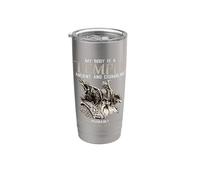 My Body Is A Temple Ancient Crumbling Probably Cursed Vaso térmico de acero inoxidable de doble pared