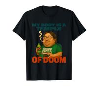 My Body Is A Temple of Doom Humor Divertido Juegos Camiseta