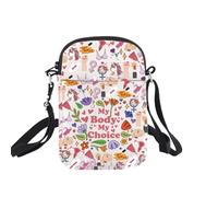 My Body My Choice - Bolso cruzado feminista para feminismo, regalos para los derechos de las mujeres, regalo de empoderamiento femenino, bolso de hombro feminista