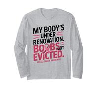 My Body's Under Renovation Funny Breast Cancer Awareness Manga Larga