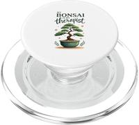 My Bonsai Is My Therapist Plant Lover PopSockets PopGrip para MagSafe