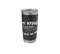 My Boyband Is Better Than Yours Funny Concierto Vaso térmico de acero inoxidable de doble pared