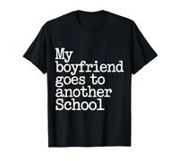 My Boyfriend Goes To Another School Distance Love - Camiseta