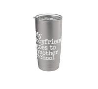 My Boyfriend Goes To Another School Distance Love - Vaso térmico de acero inoxidable de doble pared