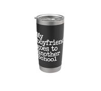 My Boyfriend Goes To Another School Distance Love - Vaso térmico de acero inoxidable de doble pared