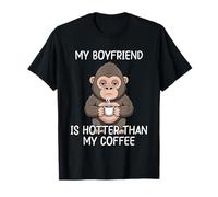 My Boyfriend Is Hotter Than My Coffee Camiseta