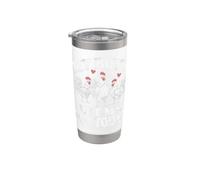 My Boys Let Me Out Today Chicken Mom Funny Vaso térmico de acero inoxidable de doble pared