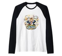 My Brain Has Too Many Tabs Open Camiseta Manga Raglan