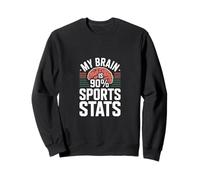 My Brain Is 90% Sports Stats Conocimiento atlético ---- Sudadera