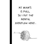 My Brain is Full, So I Put the Mental Overflow Here…: A Funny, Flexible Journal for Brain Dumps, Random Thoughts, To-Do Lists, and Mental Clutter Relief