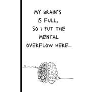 My Brain is Full, So I Put the Mental Overflow Here…: A Funny, Flexible Journal for Brain Dumps, Random Thoughts, To-Do Lists, and Mental Clutter Relief