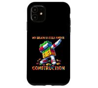 My Brain Is Still Under Construction Master Builder Dabbing Carcasa para iPhone 11
