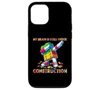 My Brain Is Still Under Construction Master Builder Dabbing Carcasa para iPhone 12/12 Pro