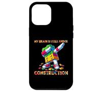 My Brain Is Still Under Construction Master Builder Dabbing Carcasa para iPhone 12 Pro MAX