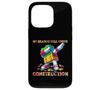 My Brain Is Still Under Construction Master Builder Dabbing Carcasa para iPhone 13 Pro