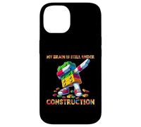 My Brain Is Still Under Construction Master Builder Dabbing Carcasa para iPhone 14