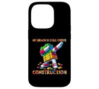 My Brain Is Still Under Construction Master Builder Dabbing Carcasa para iPhone 14 Pro