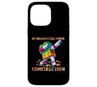 My Brain Is Still Under Construction Master Builder Dabbing Carcasa para iPhone 14 Pro MAX