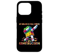 My Brain Is Still Under Construction Master Builder Dabbing Carcasa para iPhone 16 Pro