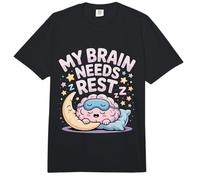 My Brain Needs Rest Burnout Tired Mood Exhausted - Comfort Colors Adult Heavyweight T-Shirt