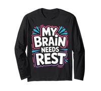 My Brain Needs Rest Burnout Tired Mood Exhausted |- Manga Larga