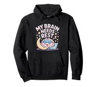 My Brain Needs Rest Burnout Tired Mood Exhausted - Sudadera con Capucha