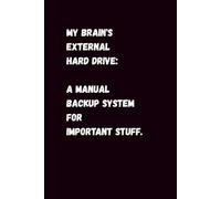 My Brain's External Hard Drive: A Manual Backup System for Important Stuff.