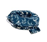 My Brest Friend Almohada de lactancia original para lactancia materna, lactancia y soporte de postura con bolsillo y funda extraíble, azul marino