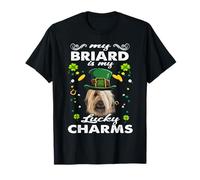 My Briard Is My Lucky Charm Dog St Patricks Day Dogs Lovers Camiseta