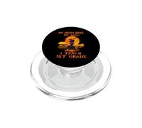 My Broom Broke So Now I Teach 1st Grade Teacher Halloween PopSockets PopGrip para MagSafe