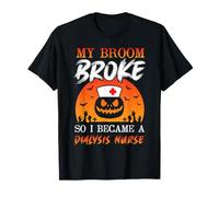 My Broom Broke So Now I'm A Nurse Funny Halloween Costume Camiseta