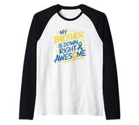 My Brother Is Down Cotización Impresionante Camiseta Manga Raglan