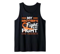 My Brothers Fight Is My Fight ADHD Awareness Cinta Naranja Camiseta sin Mangas
