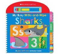 My Busy Write-And-Wipe: Sharks (Scholastic Early Learners)