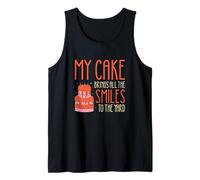 My Cake trae todas las sonrisas al patio divertidos pasteleros Camiseta sin Mangas